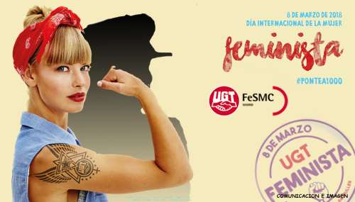El Sindicato de Seguridad Privada y Servicios de FeSMC UGT Madrid apoya la HUELGA FEMINISTA DEL 8 DE MARZO