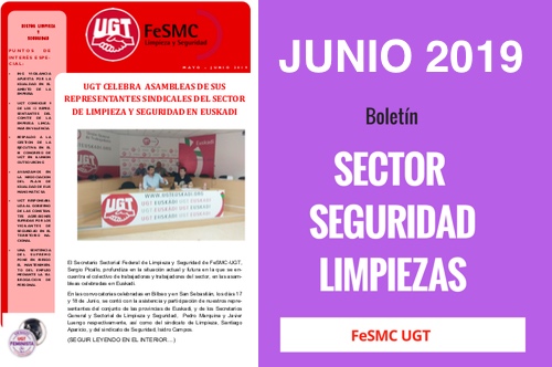 Sector de Seguridad y Limpieza | Revista JUNIO 2019
